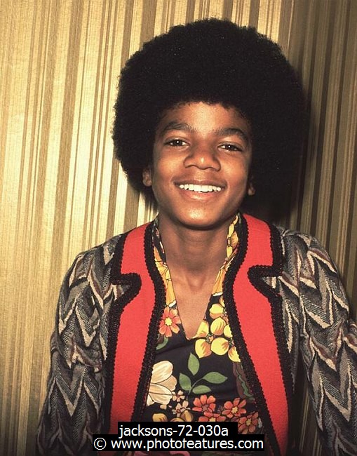 Photo of Michael Jackson for media use , reference; jacksons-72-030a,www.photofeatures.com