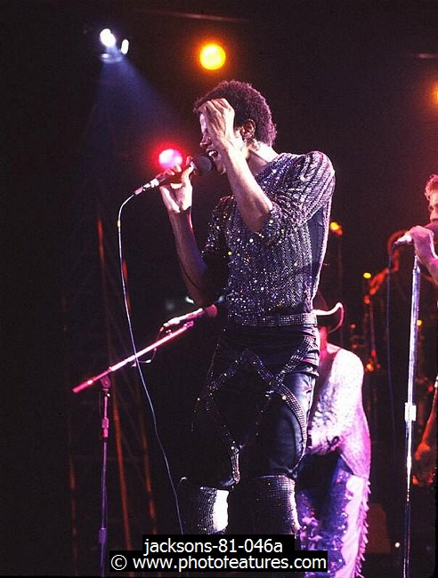 Photo of Michael Jackson for media use , reference; jacksons-81-046a,www.photofeatures.com
