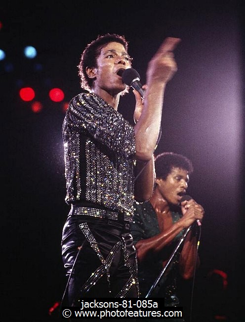 Photo of Michael Jackson for media use , reference; jacksons-81-085a,www.photofeatures.com
