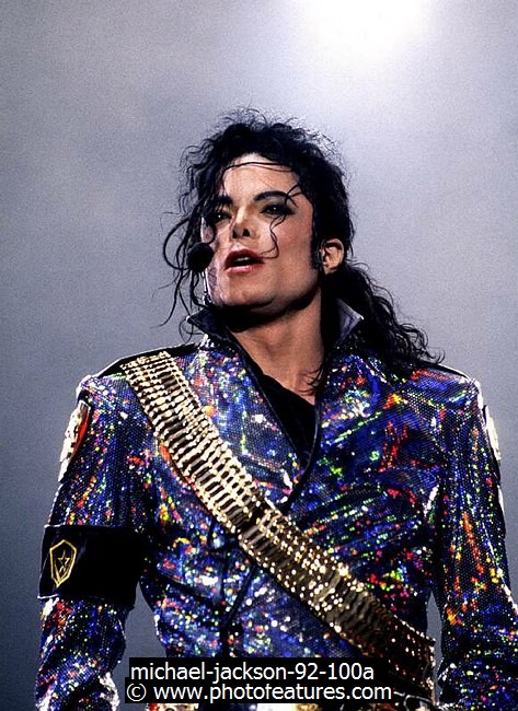 Photo of Michael Jackson for media use , reference; michael-jackson-92-100a,www.photofeatures.com