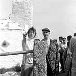 Photo of The Beatles 1967 John Lennon films Magical Mystery Tour at Newquay <br>© Chris Walter<br>