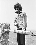 Photo of The Beatles George Harrison during Magical Mystery Tour September 1967<br>© Chris Walter<br>