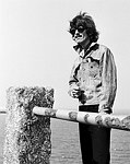 Photo of The Beatles George Harrison during Magical Mystery Tour September 1967<br>© Chris Walter<br>