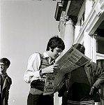 Photo of The Beatles 1967 Paul McCartney at start of Magical Mystery Tour<br>© Chris Walter<br>