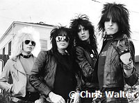 Motley Crue 1981 Vince Neil, Mick Mars Tommy Lee and Nikki Sixx<br> Chris Walter<br>