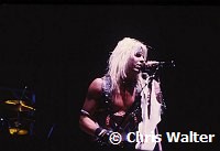 Motley Crue 1983 Vince Neil<br> Chris Walter