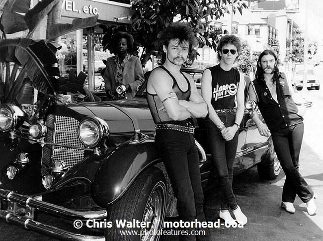 Photo of Motorhead for media use , reference; motorhead-06a,www.photofeatures.com