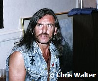 Motorhead 1991 Lemmy<br> Chris Walter