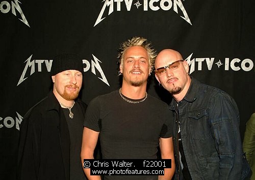 Photo of 2003 MTV Icons Metallica for media use , reference; f22001,www.photofeatures.com