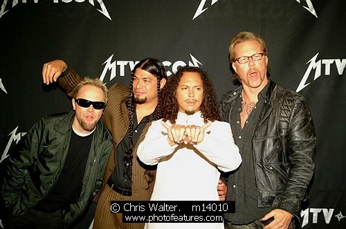 Photo of 2003 MTV Icons Metallica for media use , reference; m14010,www.photofeatures.com