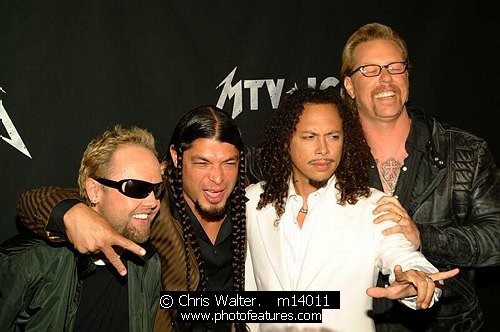 Photo of 2003 MTV Icons Metallica for media use , reference; m14011,www.photofeatures.com