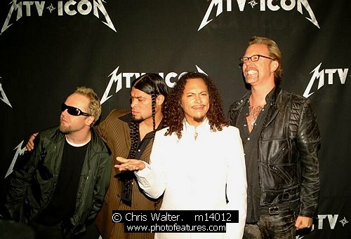 Photo of 2003 MTV Icons Metallica for media use , reference; m14012,www.photofeatures.com