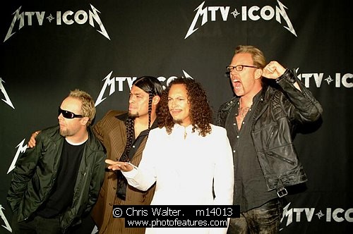 Photo of 2003 MTV Icons Metallica for media use , reference; m14013,www.photofeatures.com