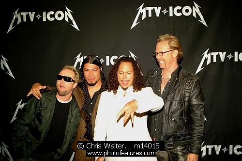 Photo of 2003 MTV Icons Metallica for media use , reference; m14015,www.photofeatures.com