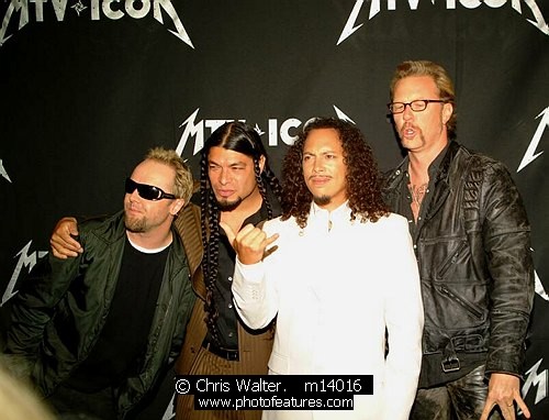 Photo of 2003 MTV Icons Metallica for media use , reference; m14016,www.photofeatures.com