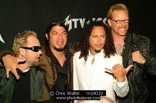 Photo of 2003 MTV Icons Metallica for media use , reference; m14019,www.photofeatures.com