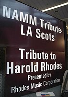 NAMM Show tribute to Harold Rhodes January 18th 2007<br>Photo by Chris Walter/Photofeatures