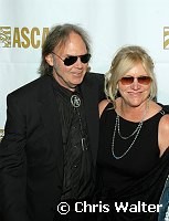 Neil Young 2005 with wife Pegi at Ascap Pop Awards