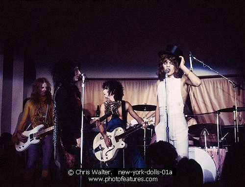 Photo of New York Dolls Photo of New York Dolls by Chris Walter , reference; new-york-dolls-01a,www.photofeatures.com
