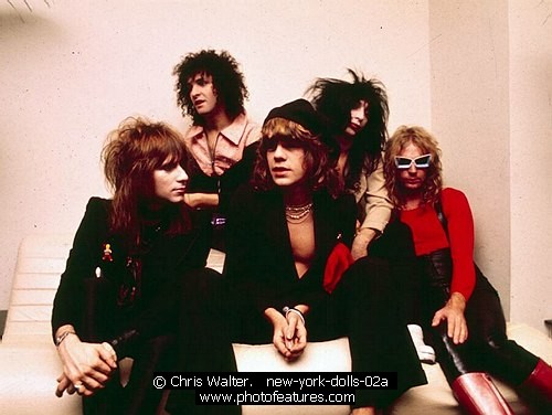 Photo of New York Dolls by Chris Walter , reference; new-york-dolls-02a,www.photofeatures.com