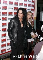 Alice Cooper and daughter Calico Cooper at arrivals for the NME Awards USA held at the El Rey Theatre in Hollywood, April 23rd 2008.<br>Photo by Chris Walter/Photofeatures