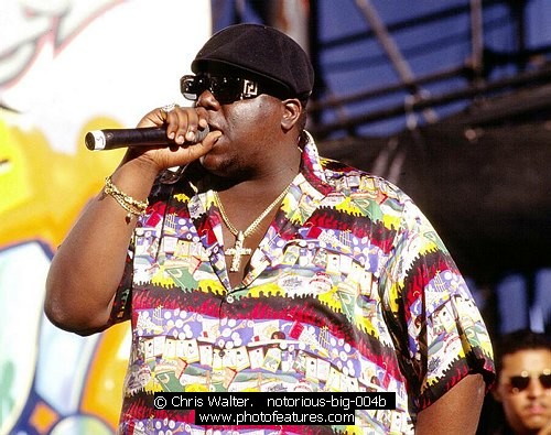 Photo of Notorious BIG by Chris Walter , reference; notorious-big-004b,www.photofeatures.com