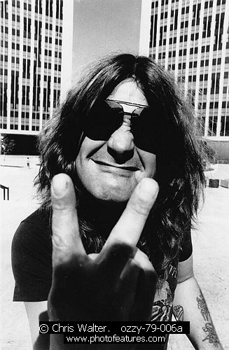 Photo of Ozzy Osbourne for media use , reference; ozzy-79-006a,www.photofeatures.com