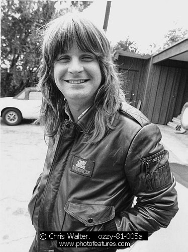 Photo of Ozzy Osbourne for media use , reference; ozzy-81-005a,www.photofeatures.com