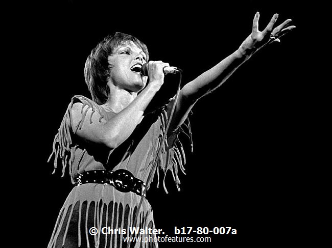 Photo of Pat Benatar for media use , reference; b17-80-007a,www.photofeatures.com