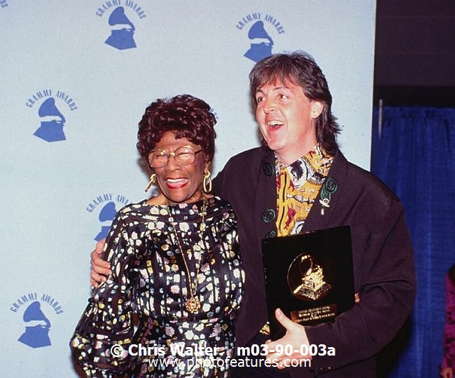 Photo of Wings Paul McCartney and Linda McCartney for media use , reference; m03-90-003a,www.photofeatures.com