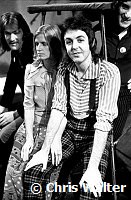 Wings 1973 Denny Seiwell, Linda McCartney, Paul McCartney and Denny Laine <br> Chris Walter<br>