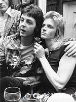 Wings 1973 Paul McCartney and Linda McCartney After Show party Oxford 5th May 1973<br> Chris Walter<br>