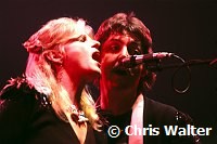 Wings 1976 Linda and Paul McCartney<br> Chris Walter<br>