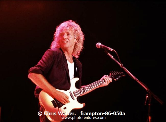 Photo of Peter Frampton for media use , reference; frampton-86-050a,www.photofeatures.com
