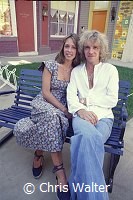 Peter Frampton 1977 with co-star sandy Farina on set of Sgt Pepper movie<br> Chris Walter<br>