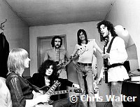 Fleetwood Mac 1969 Danny Kirwan, Jeremy Spencer, John McVie, Mick Fleetwood and Peter Green.<br> Chris Walter