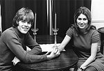 Photo of Peter Noone & wife Mireille in 1969<br> Chris Walter<br>