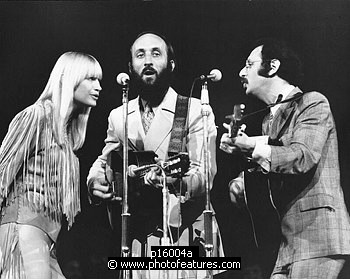 Photo of Peter Paul & Mary by Chris Walter , reference; p16004a,www.photofeatures.com