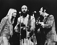 Photo of Peter Paul & Mary 1969 Mary Travers, Paul Stooket and Peter Yarrow<br> Chris Walter<br>