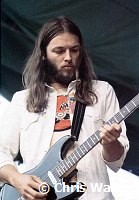 Pink Floyd 1974 David Gilmour appearing with Roy Harper in Hyde Park<br> Chris Walter<br>