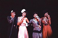 Photo of Pointer Sisters 1974 Ruth, Anita, Bonnie and June Pointer<br>Photo by Chris Walter/Photofeatures