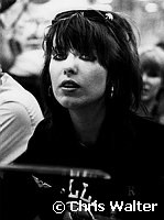 Pretenders 1980 Chrissie Hynde at Tower Records