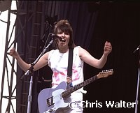Pretenders 1983 Chrissie Hynde at US Festival<br> Chris Walter<br><br>