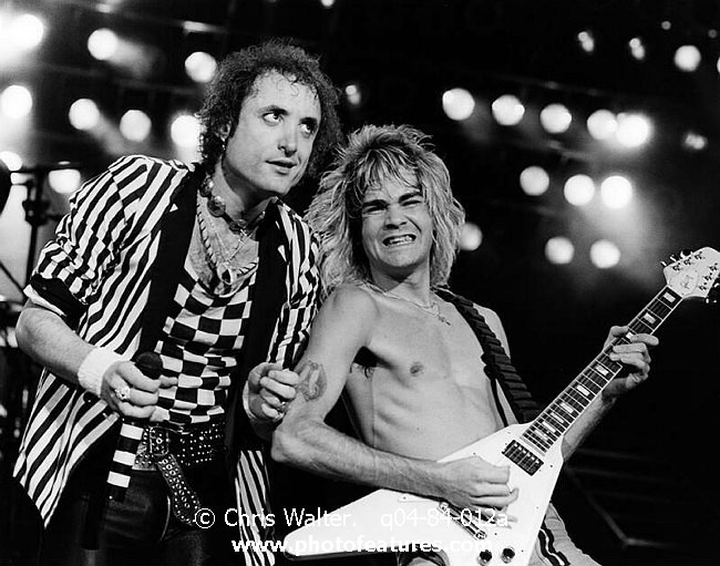 Photo of Quiet Riot for media use , reference; q04-84-012a,www.photofeatures.com