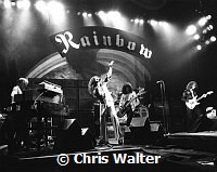 Rainbow 1976 Ronnie James Dio and Ritchie Blackmore<br> Chris Walter<br>