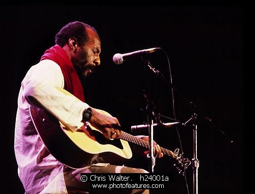 Photo of Richie Havens for media use , reference; h24001a,www.photofeatures.com