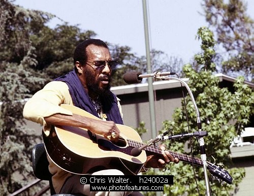 Photo of Richie Havens for media use , reference; h24002a,www.photofeatures.com