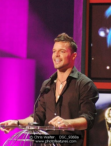 Photo of Ricky Martin by Chris Walter , reference; DSC_9368a,www.photofeatures.com