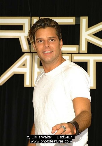 Photo of Ricky Martin by Chris Walter , reference; Dscf5407,www.photofeatures.com