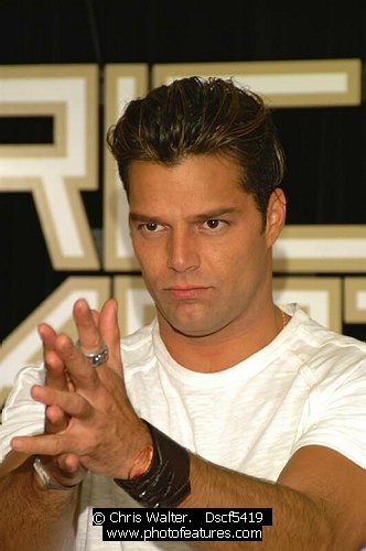 Photo of Ricky Martin by Chris Walter , reference; Dscf5419,www.photofeatures.com